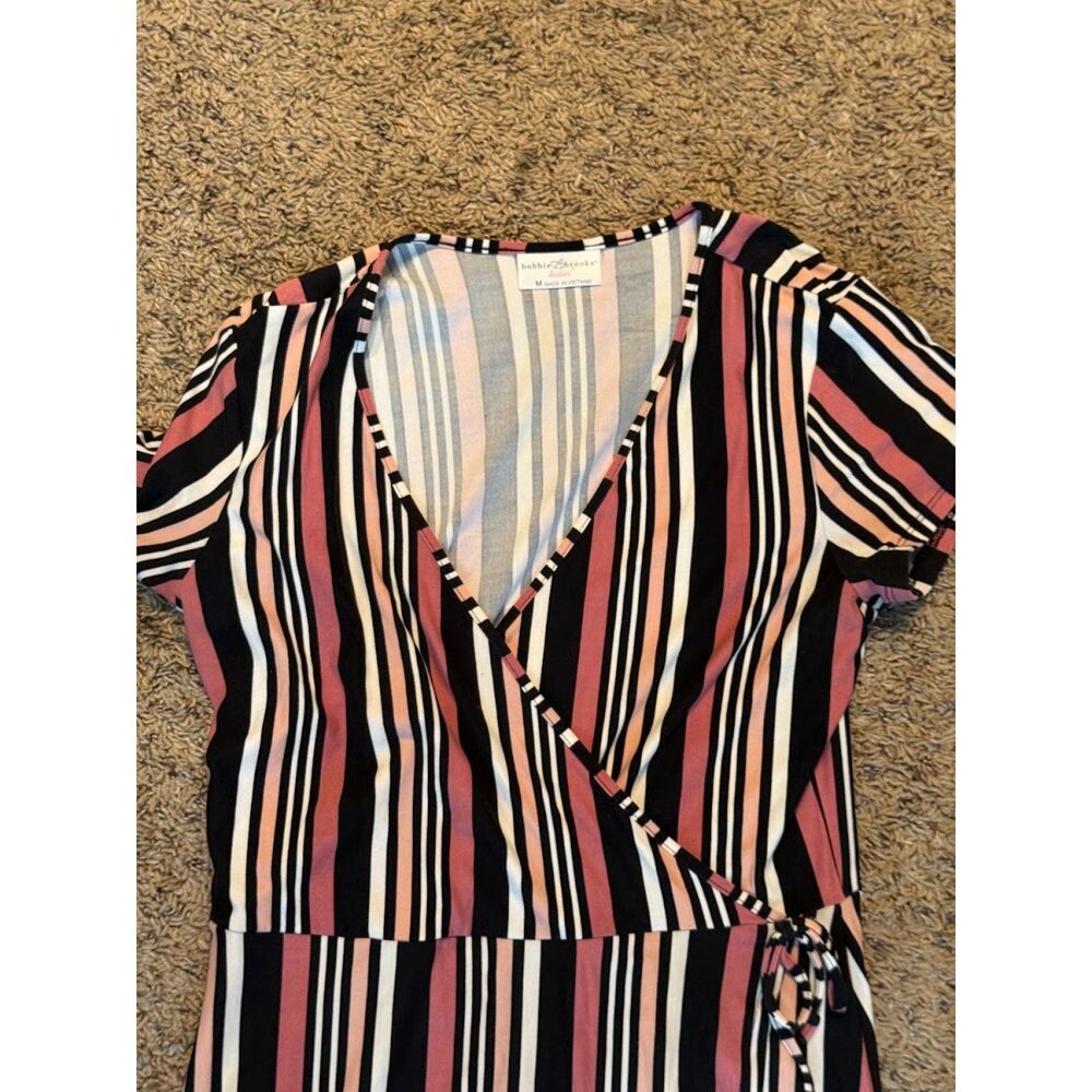 🌴Bobbie Brooks med  wrap dress - Picture 3 of 5